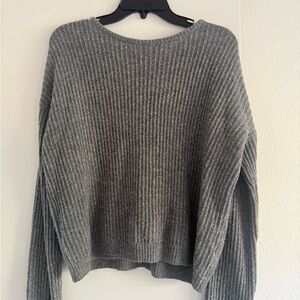 Brandy Melville Gray Crew Neck Sweater